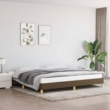  Za krevet tamnosmeđi 200x200 cm od tkanine | shoptok.hr