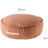 MeowBaby Okrogla otroška pufa, Velur, Opeka, (21333515) | Shoptok.si