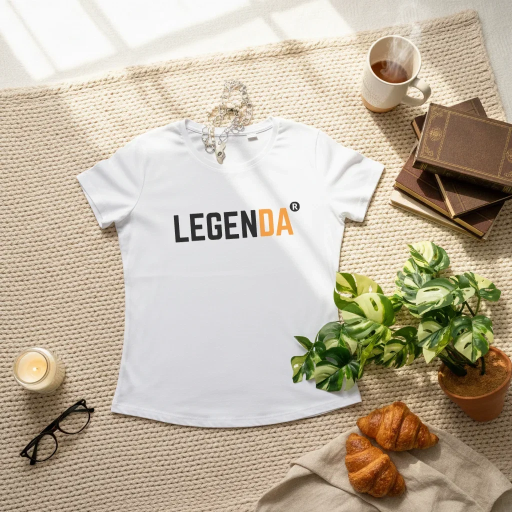 legenda strukirana majica bela