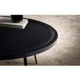 MID.YOU Klubska Miza Mango, Pravi Les, Črna | Shoptok.si