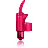 PowerBullet Vibracijski naprstnik Tingling Tongue, roza | Shoptok.si