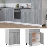  Spodnja omarica siva sonoma 60x46x81,5 cm inženirski les, (20716440) | Shoptok.si