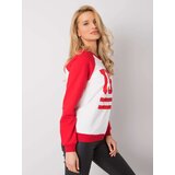 RUE PARIS Sweatshirt-DS-BL-1111.06P-white-red | Shoptok.si