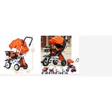 Olimp Sport Tricikl Playtime 413 RELAX sa rotirajućim sedištem - Plavi | ePonuda.com