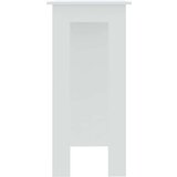  Barski stol s policom bijeli 102 x 50 x 103 5 cm od iverice | shoptok.hr