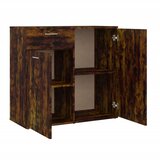  Komoda boja dimljenog hrasta 80 x 36 x 75 cm konstruirano drvo | Eponuda.ba