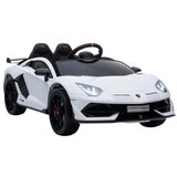 Lean_Toys Otroško baterijsko vozilo Lamborghini Aventador 12V bela | Shoptok.si