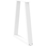  Noge za blagovaonski stol V-oblik 2 kom Bijele 60 x (72-73,3) cm Čelik | Eponuda.com