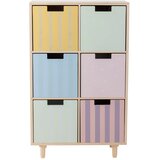Bloomingville Mini Nizka otroška komoda iz masivne pavlonije v naravni barvi 25,5x88,5 cm Calle – | Shoptok.si