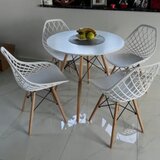 LEMON Set trpezarijskih plastičnih stolica 4 kom Skandi bela 25-KS008SET | Eponuda.com