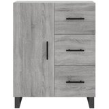  Visoka komoda siva sonome 69,5x34x180 cm od konstruiranog drva Slike