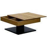 Boxxx klubska miza, črna, barve hrasta | Shoptok.si