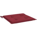 vidaXL jastuci za vrtne stolice 2 kom boja vina 40x40x3 cm od tkanine | shoptok.hr