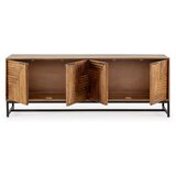 Marckeric TV omarica iz masivnega manga v naravni barvi 160x58 cm Nereida – | Shoptok.si