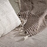 Ixia Smeđa/bež deka od mješavine recikliranih vlakana 125x150 cm – | shoptok.hr