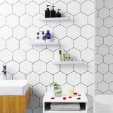  Set od 3 zidne police SHELFY, bele | Eponuda.com