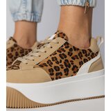 D/CEO Leopard print sporty sneakers on a chunky sole Klarris | shoptok.hr