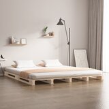 Krevet od paleta 160 x 200 cm od masivne borovine | Eponuda.com