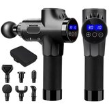 VERKGROUP Aku. 2500mAh masažna pištola z LCD zaslonom + 6 glav in torba, (21504579) | Shoptok.si