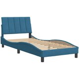  Okvir za krevet bez madraca Hanko plavi 80 x 200 cm baršunasti | Eponuda.com