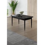 Hanah home trpezarijski sto asfel black marble black Cene