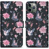 Cadorabo Ohišje, združljiv z Apple - Design Crane & Flowers št. 9 - Zaščitni pokrov z magnetnim zapiranjem, funkcijo stojala in režo za kartico, (20553542) Cene