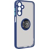 AVIZAR Ohišje za Galaxy A15, odporno na udarce, s kovinskim obročem za oporo, Modra noč, (5000190453) | Shoptok.si