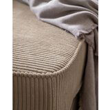 Miuform Smeđe-siva ležaljka od samta (s desnim kutom) Chic Charlotte – | shoptok.hr