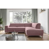 Miuform Rožnata raztegljiva/s prostorom za shranjevanje kotna sedežna garnitura (desni kot/v obliki črke L) Classy Sophie – | Shoptok.si