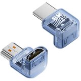 INF 8K@60Hz UHD HDMI 2.1 adapter z 90° navpičnim upognjenjem – 3 kosa Blue, (5000327398) Cene