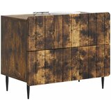  Noćni ormar s ladicama Dimljeni hrast 62 x 34,5 x 49,5 cm | Eponuda.com