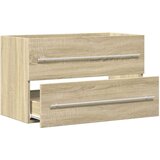 vidaXL Omarica za umivalnik starinski les 80x38,5x48 cm inženirski les | Shoptok.si
