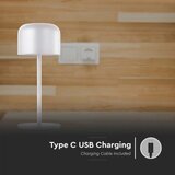  LED prigušiva stona lampa LED/1,5W/5V 2700-5700K IP54 bela | Eponuda.com