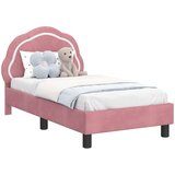  Okvir kreveta za malu djecu s naslonom Ružičasta 70 x 140 cm | shoptok.hr