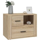  Noćni ormarić hrasta sonome 60x36x45 cm od konstruiranog drva | shoptok.hr