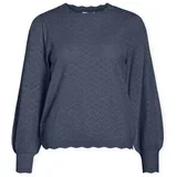 Puloverji Emi Knit - Vintage Indigo Modra