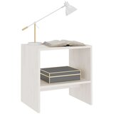  Noćni ormarići 2 kom bijeli 40x30,5x40 cm od masivne borovine | shoptok.hr