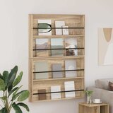  Polica za časopise Zidne 2 pcs Sonoma hrast 100 x 12 x 70 cm | shoptok.hr