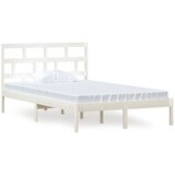  Okvir za krevet od masivne borovine bijeli 120 x 200 cm | shoptok.hr