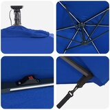  Suncobran Azurnoplava 294 x 200 x 270 cm Poliester i aluminij | shoptok.hr