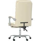  Masažni pisarniški stol krem umetno usnje, (20669239) | Shoptok.si