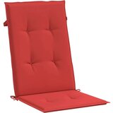  Jastuci za vrtne stolice 2 kom crveni 120x50x3 cm od tkanine | shoptok.hr