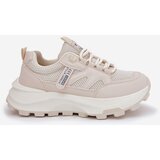 Boto EVENTO Sports Shoes Sneakers Women's Thick Sole Beige Prononice | Shoptok.si