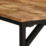  Blagovaonski stol 180x90x75 cm masivnog grubog drva manga - 180 x 90 x 75 cm 1 | shoptok.hr