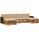 Set vanjskih sofa 6 kom. Čvrsto drvo akacije | shoptok.hr