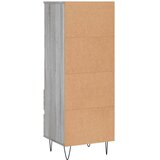  Visoka komoda boja hrasta 40x36x110 cm od konstruiranog drva Siva | Shoptok.si