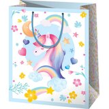 Cardex Poklon vrećica s jednorogom u duginim bojama, normalne veličine 11x6x14cm | shoptok.hr