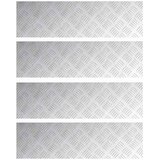  Stepenica Pravokutni 4 pcs Srebrno 70 x 20 cm Aluminij | shoptok.hr