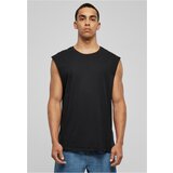 Urban Classics Black sleeveless t-shirt with open brim Cene