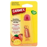 Carmex Peach Mango vlažilen balzam za ustnice z okusom breskve in manga 10 g